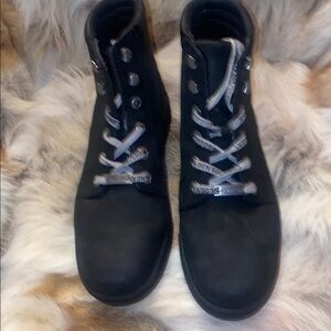 Gently Harley Davidson for riding Black High-Top Sneakers